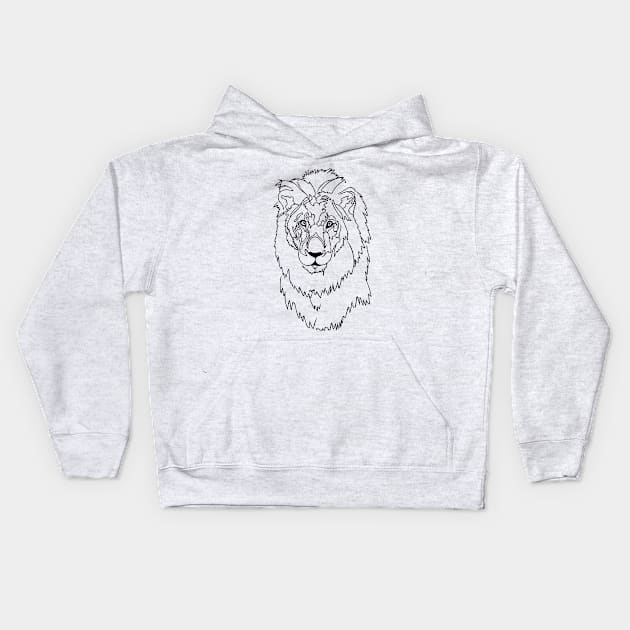 Lion Kids Hoodie by Thistle Kent